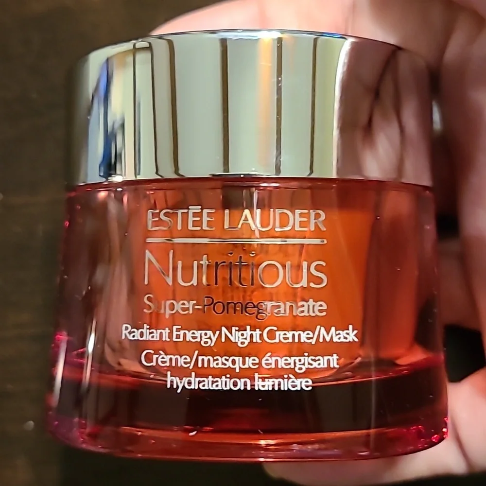 ESTEE LAUDER Nutritious Super Pomegranate Radiant Energy Night Cream / Mask -NEW